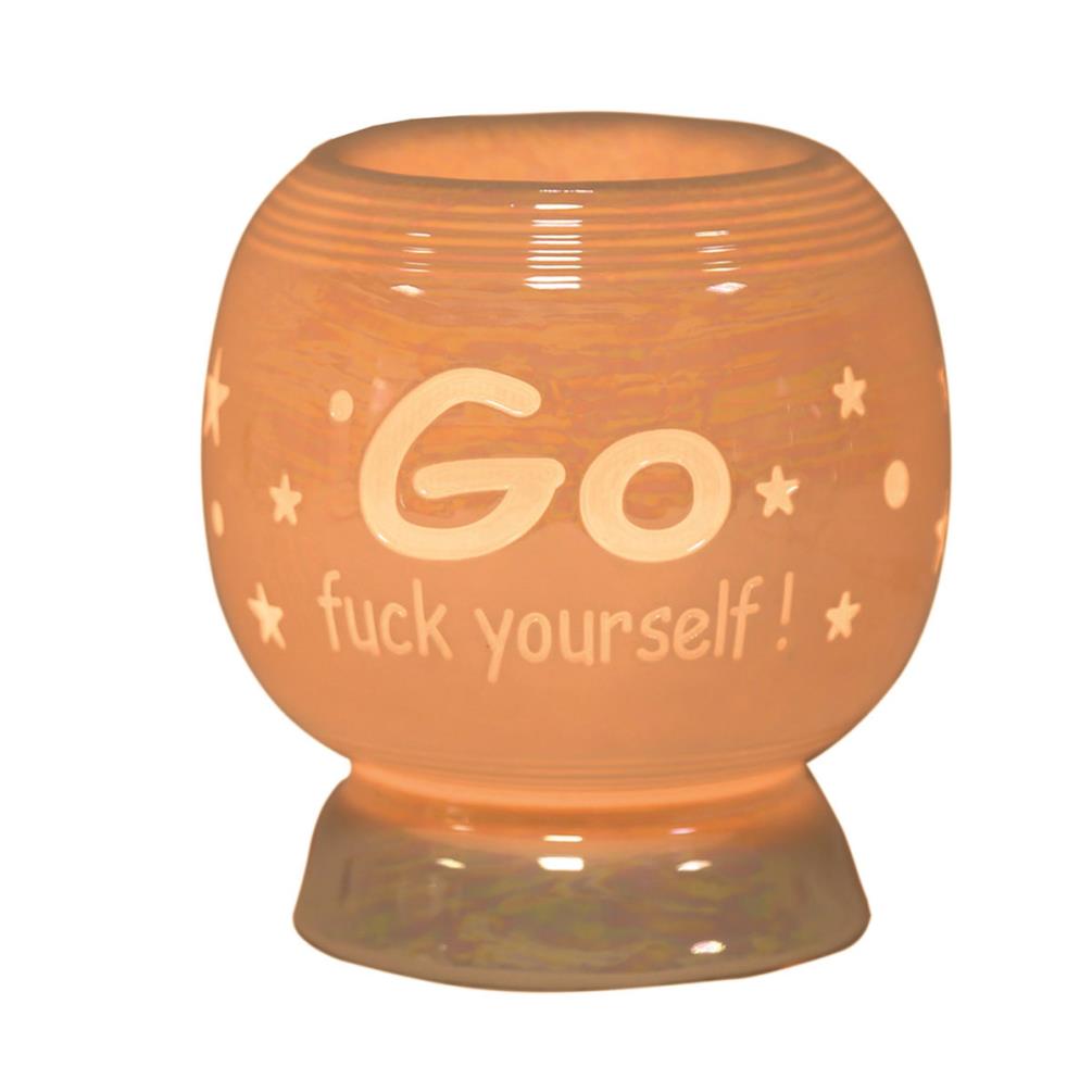 Aroma 'Go F**k Yourself' Electric Ceramic Wax Melt Warmer Extra Image 1
